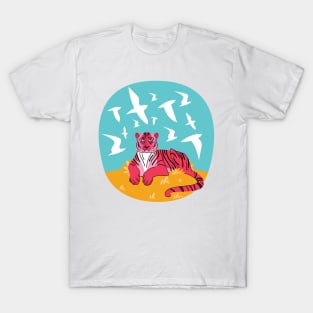 Tiger and Birds T-Shirt